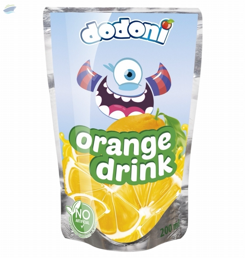 resources of Dodoni Orange Fruit Juice 200 Ml Sachet exporters